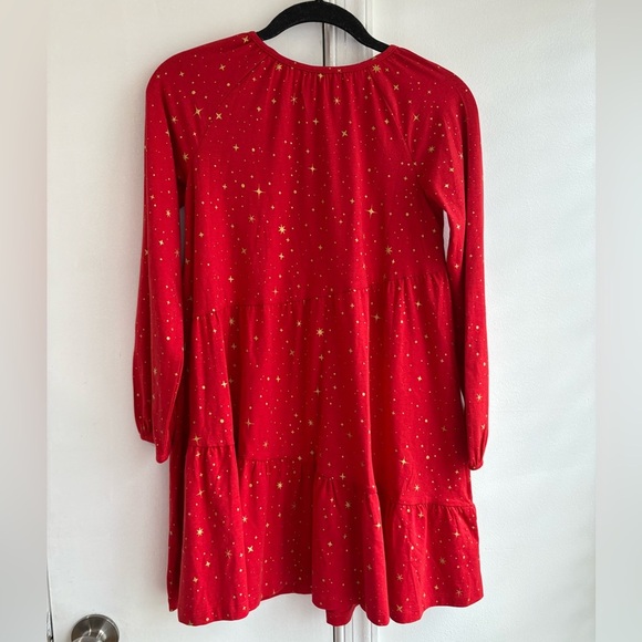 Hanna Andersson Red Star long sleeve dress size 10 - Picture 4 of 4